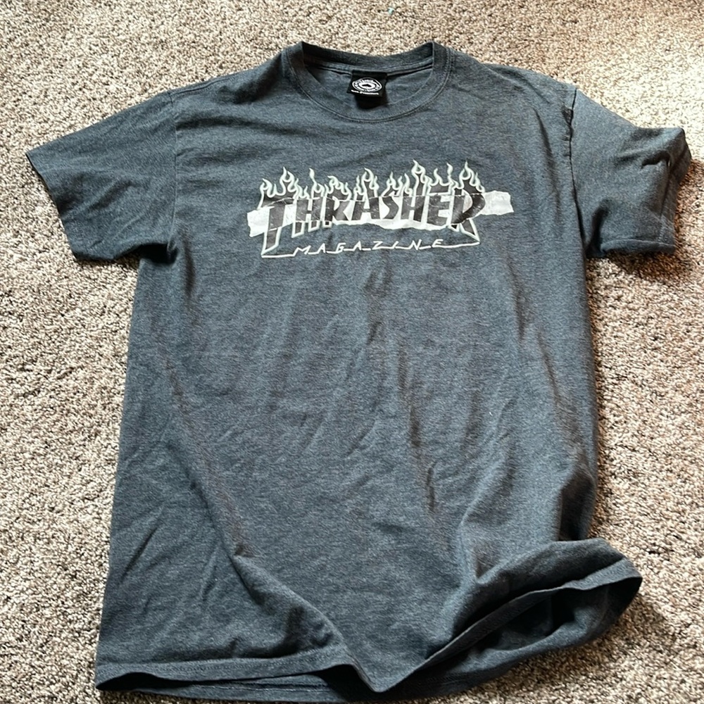 Grey Thrasher T shirt size medium